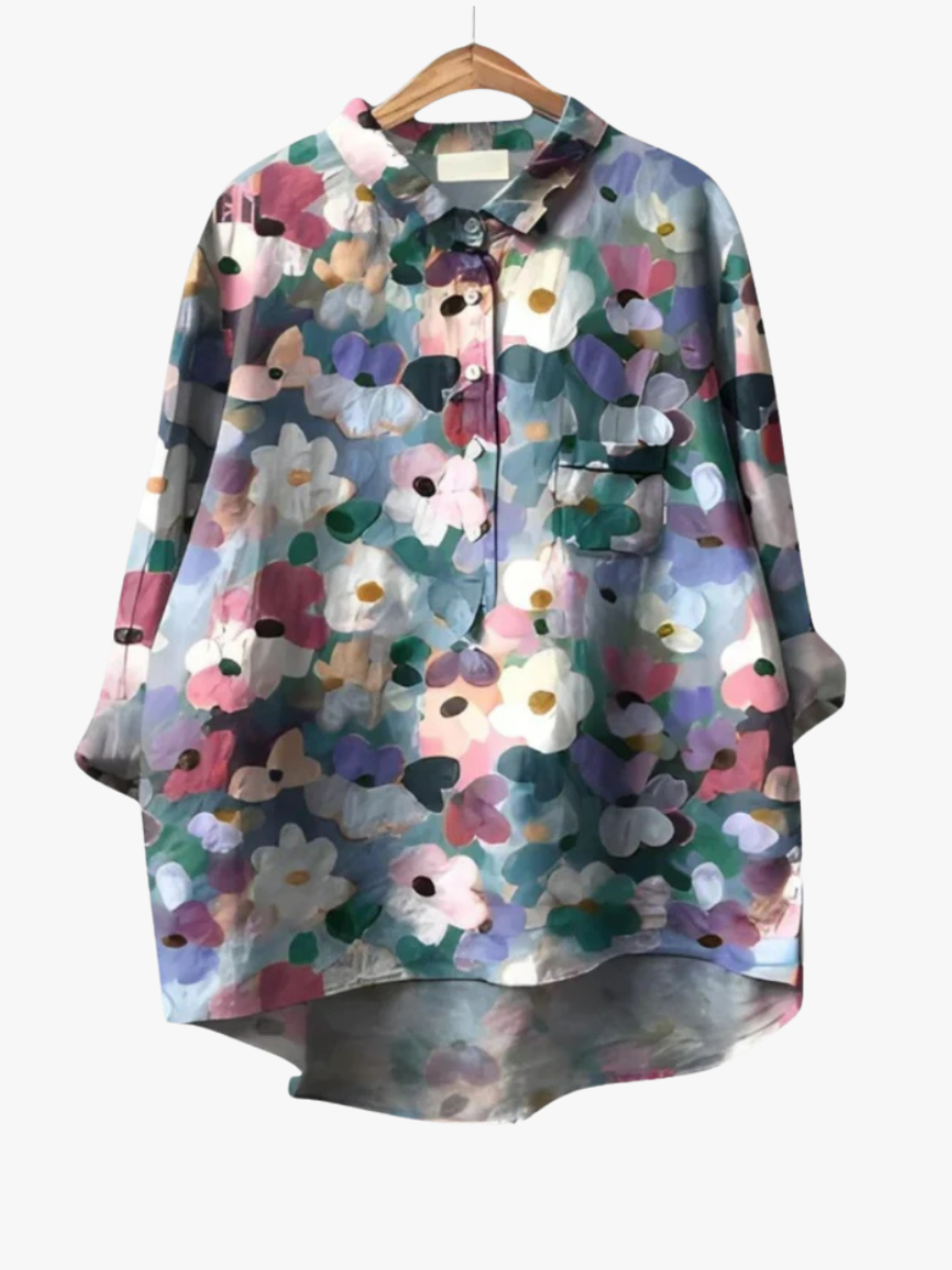 MOREAU LYON | BLOUSE FLORALE ARTISTIQUE POUR FEMMES