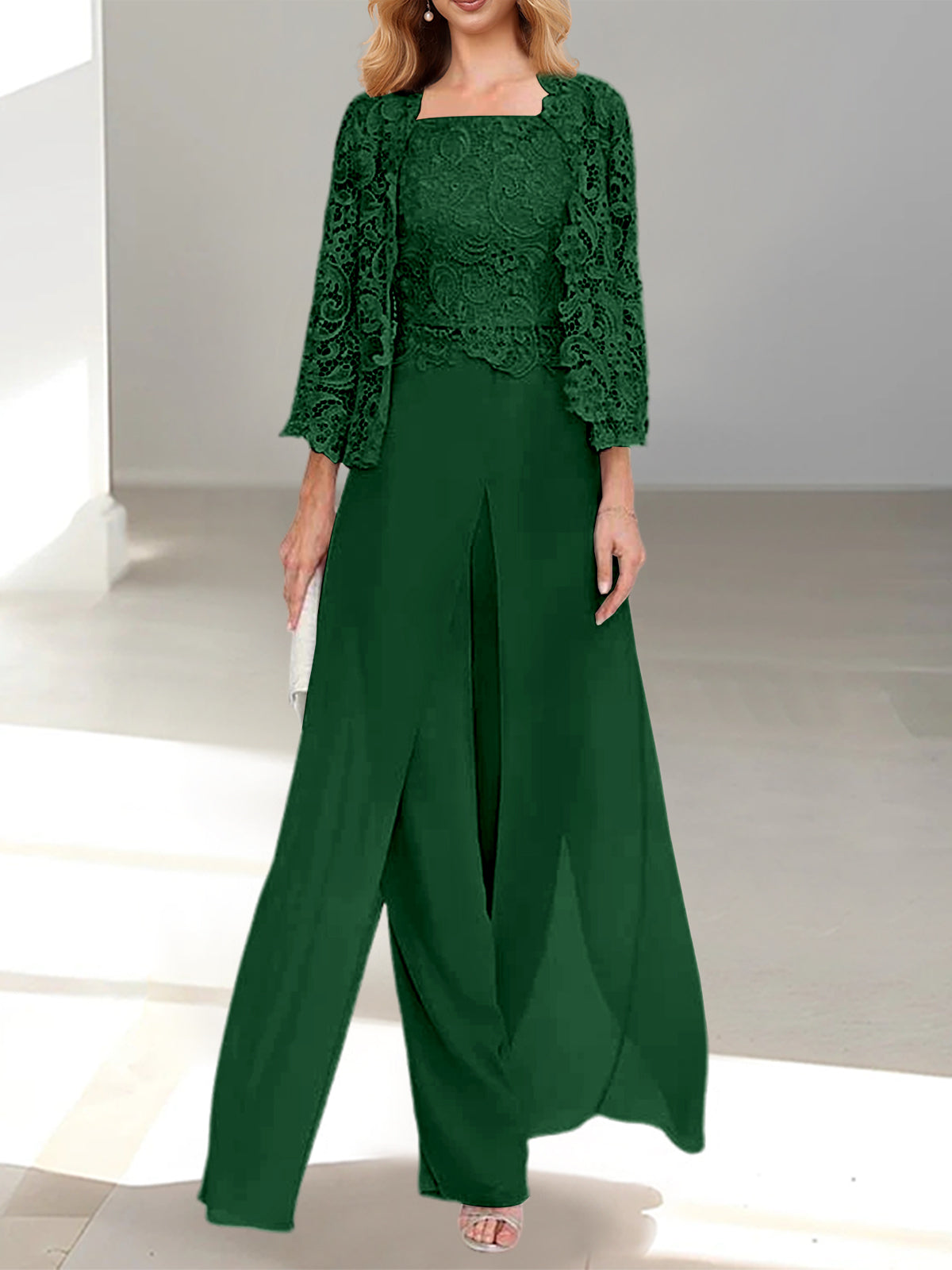 MOREAU LYON | ÉLÉGANTE ENSEMBLE PANTALON EN MOUSSELINE POUR FEMME
