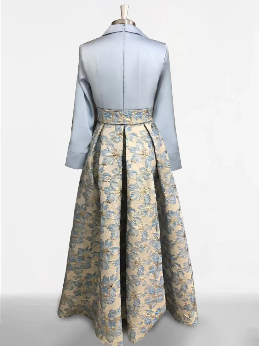 MOREAU LYON | ÉLÉGANTE ROBE MAXI FLORALE POUR FEMMES