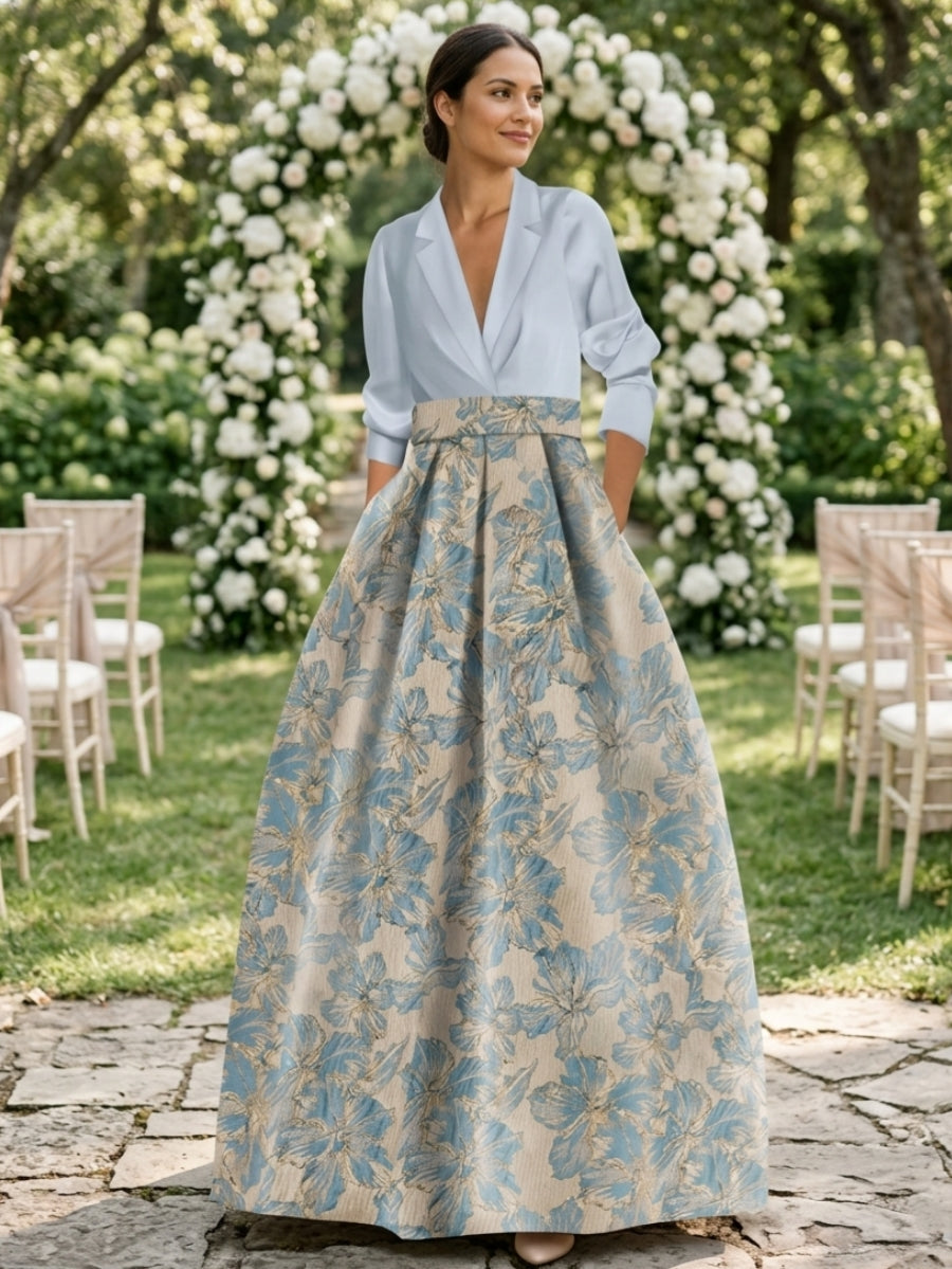 MOREAU LYON | ÉLÉGANTE ROBE MAXI FLORALE POUR FEMMES