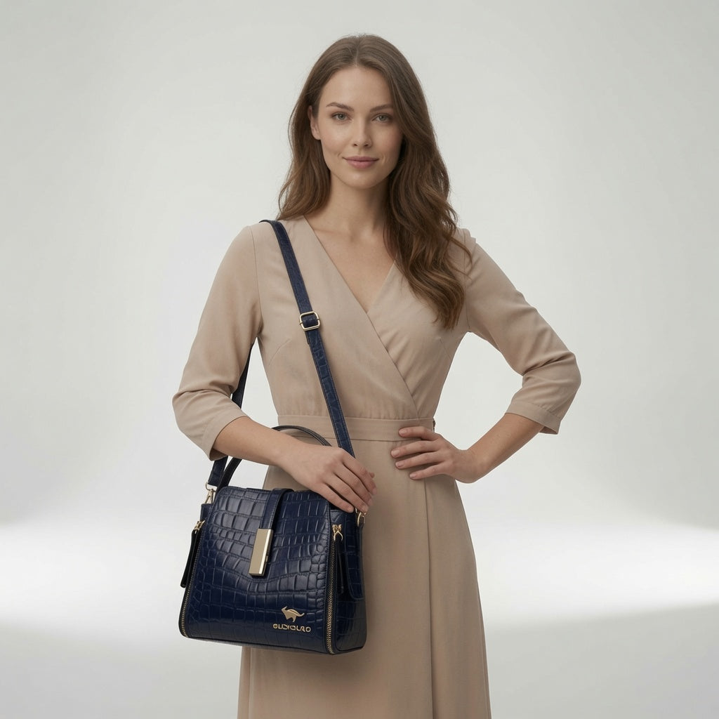 MOREAU LYON | SAC À MOTIF CROCODILE POUR FEMMES
