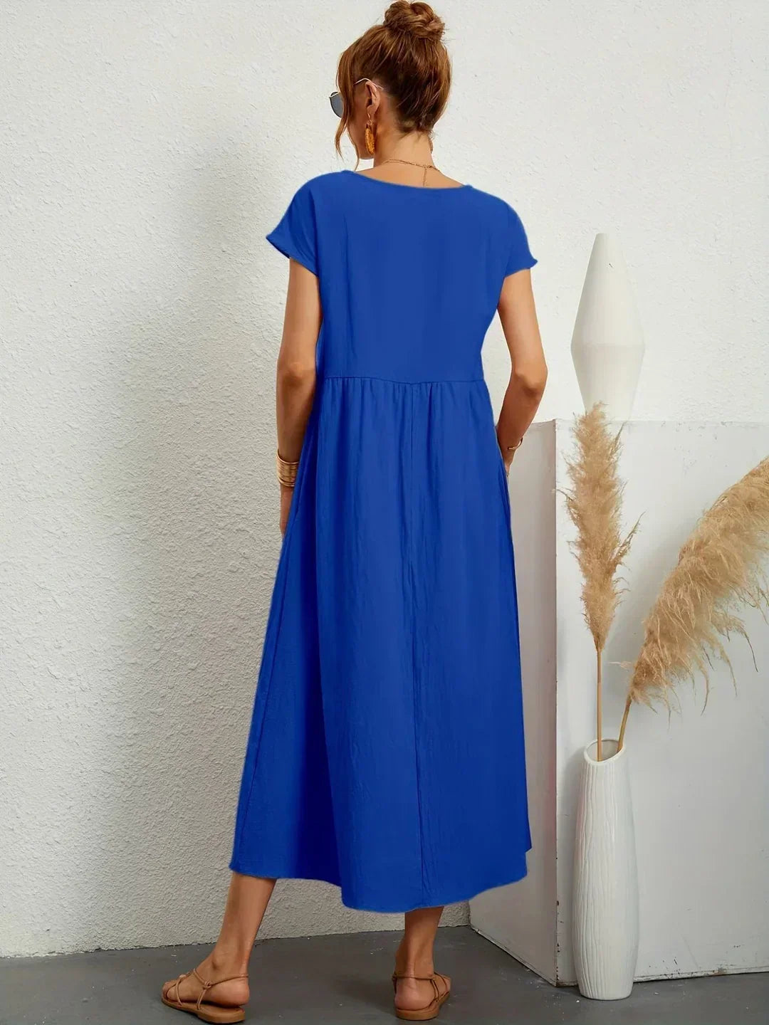 MOREAU LYON | ROBE MIDI PLISSEE POUR FEMMES