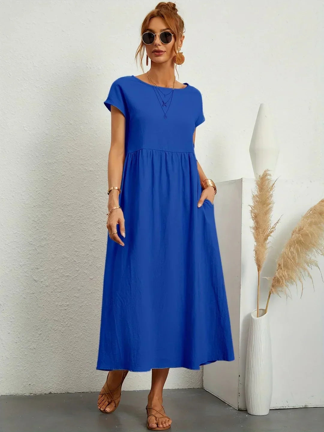 MOREAU LYON | ROBE MIDI PLISSEE POUR FEMMES