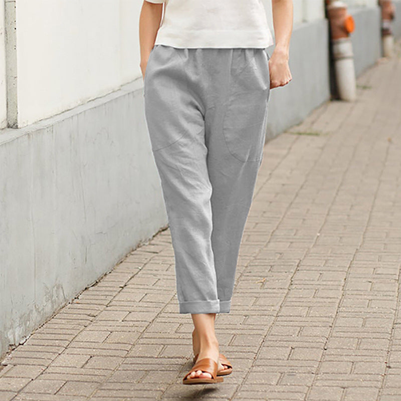 MOREAU LYON | PANTALON DROIT D'ÉTÉ POUR FEMMES