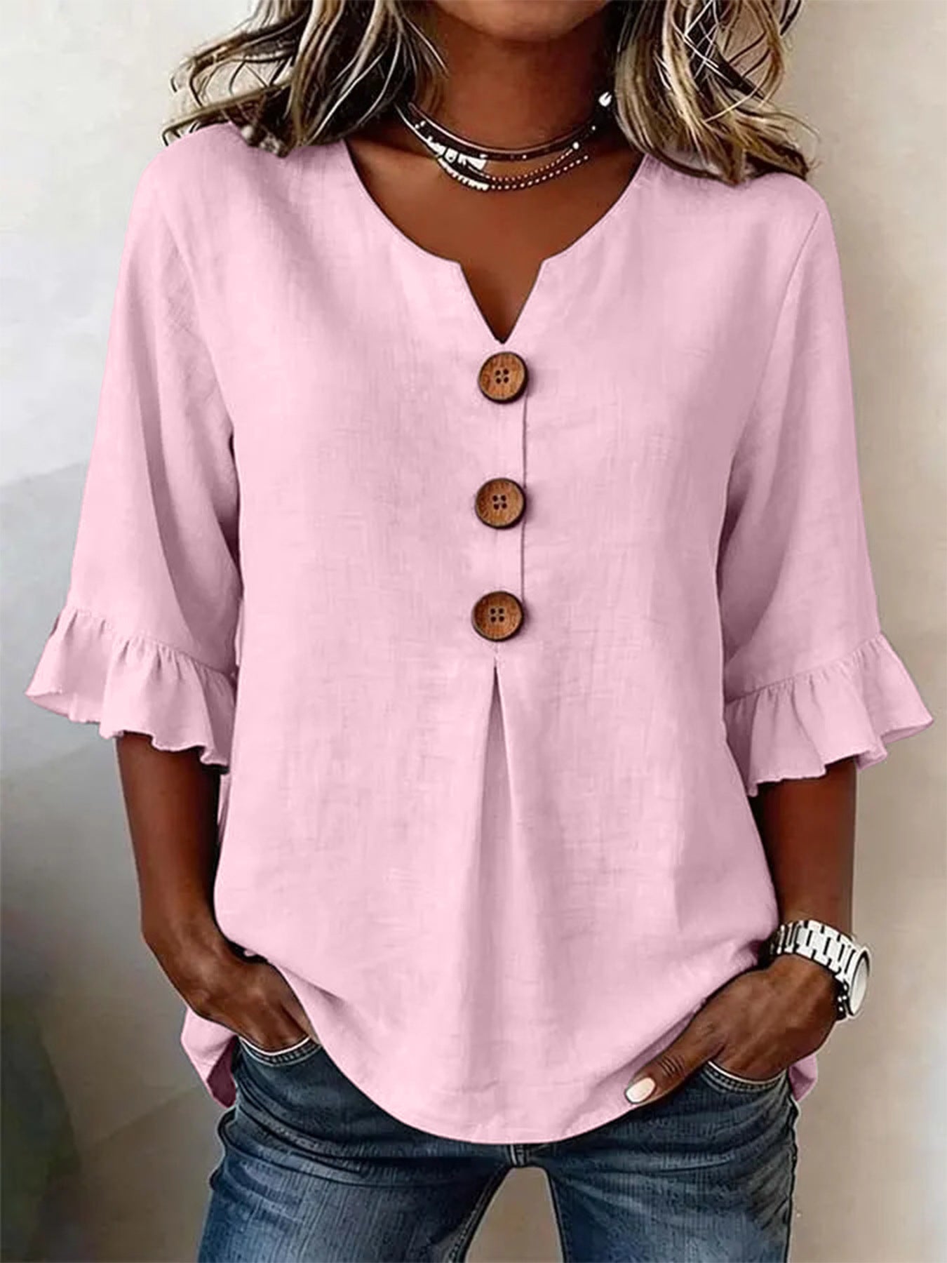 MOREAU LYON | BLOUSE À VOLANTS ROMANTIQUE POUR FEMMES