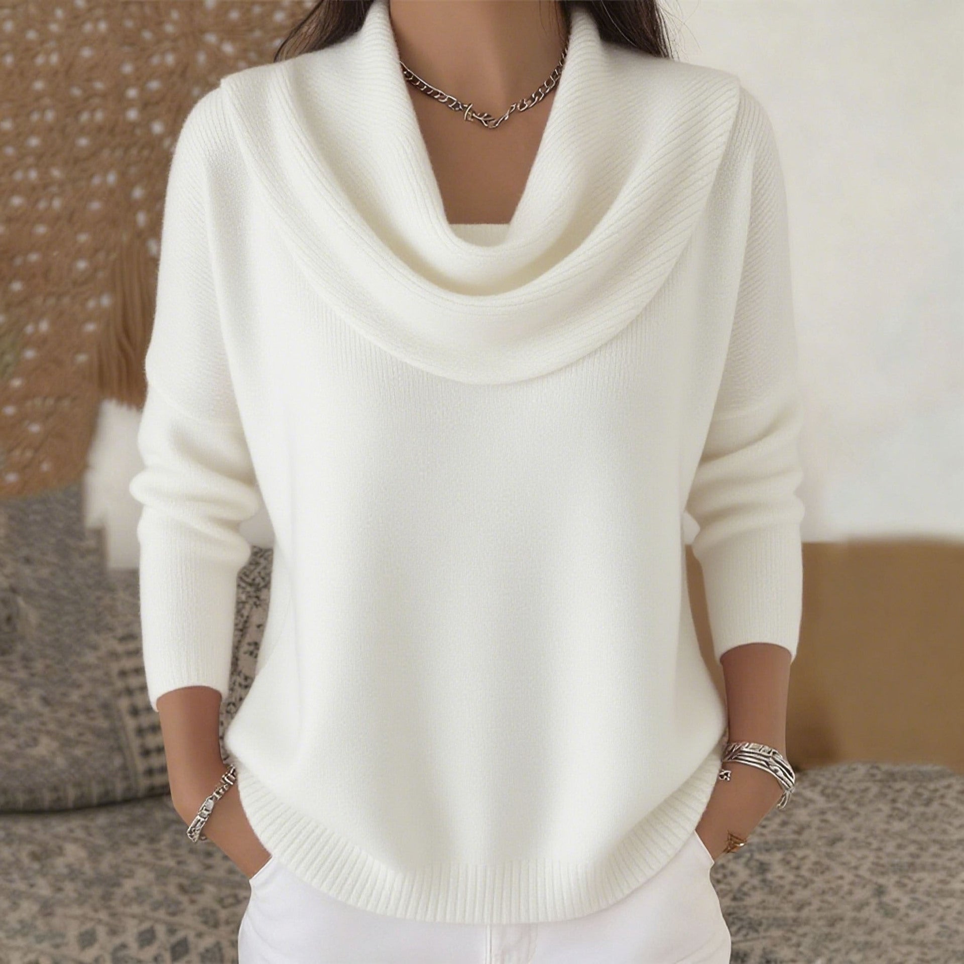 MOREAU LYON | PULL À COL GRACIEUX POUR FEMMES