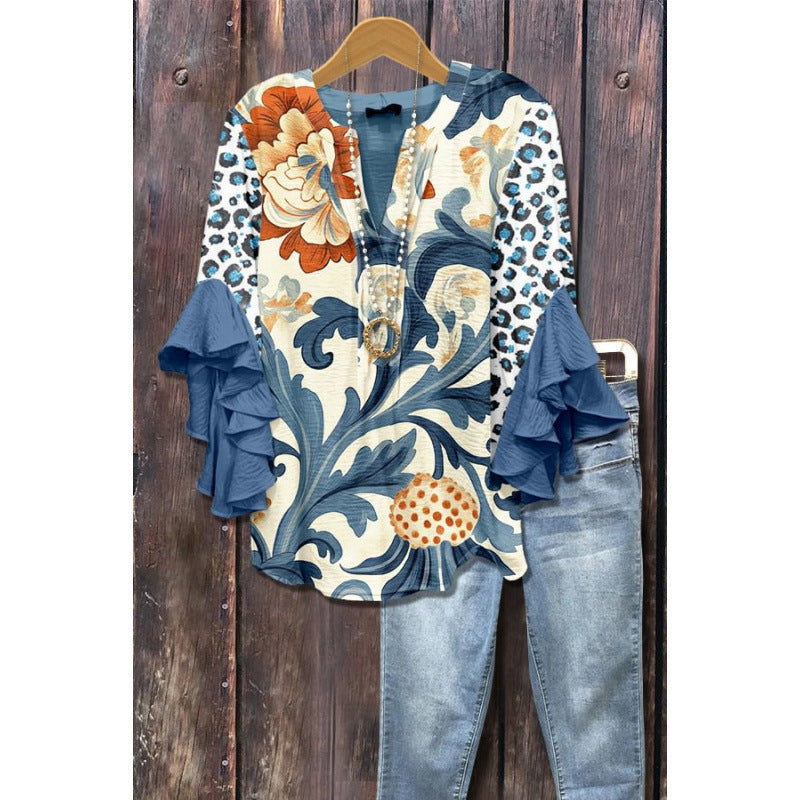 MOREAU LYON | BLOUSE À VOLANTS POUR FEMMES