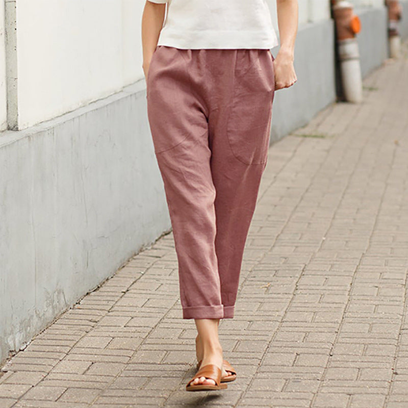 MOREAU LYON | PANTALON DROIT D'ÉTÉ POUR FEMMES