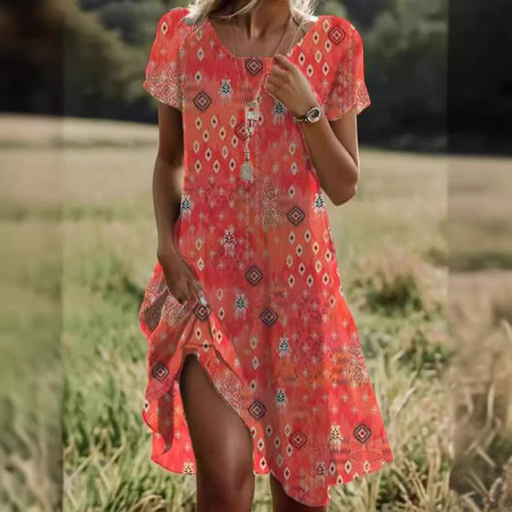 MOREAU LYON | ROBE MIDI D'ÉTÉ POUR FEMMES