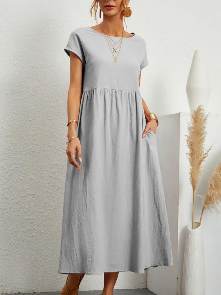 MOREAU LYON | ROBE MIDI PLISSEE POUR FEMMES