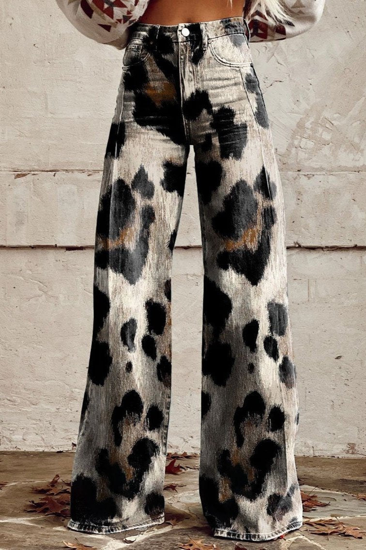 MOREAU LYON | PANTALON IMPRIMÉ FÉLIN POUR FEMMES