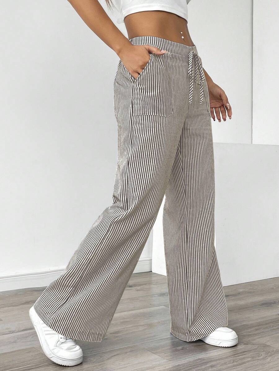 MOREAU LYON | PANTALONS AMPLE RAYÉS POUR FEMMES