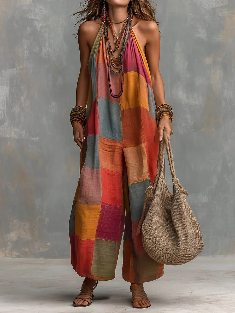 MOREAU LYON | COMBINAISON PATCHWORK BOHÈME POUR FEMMES