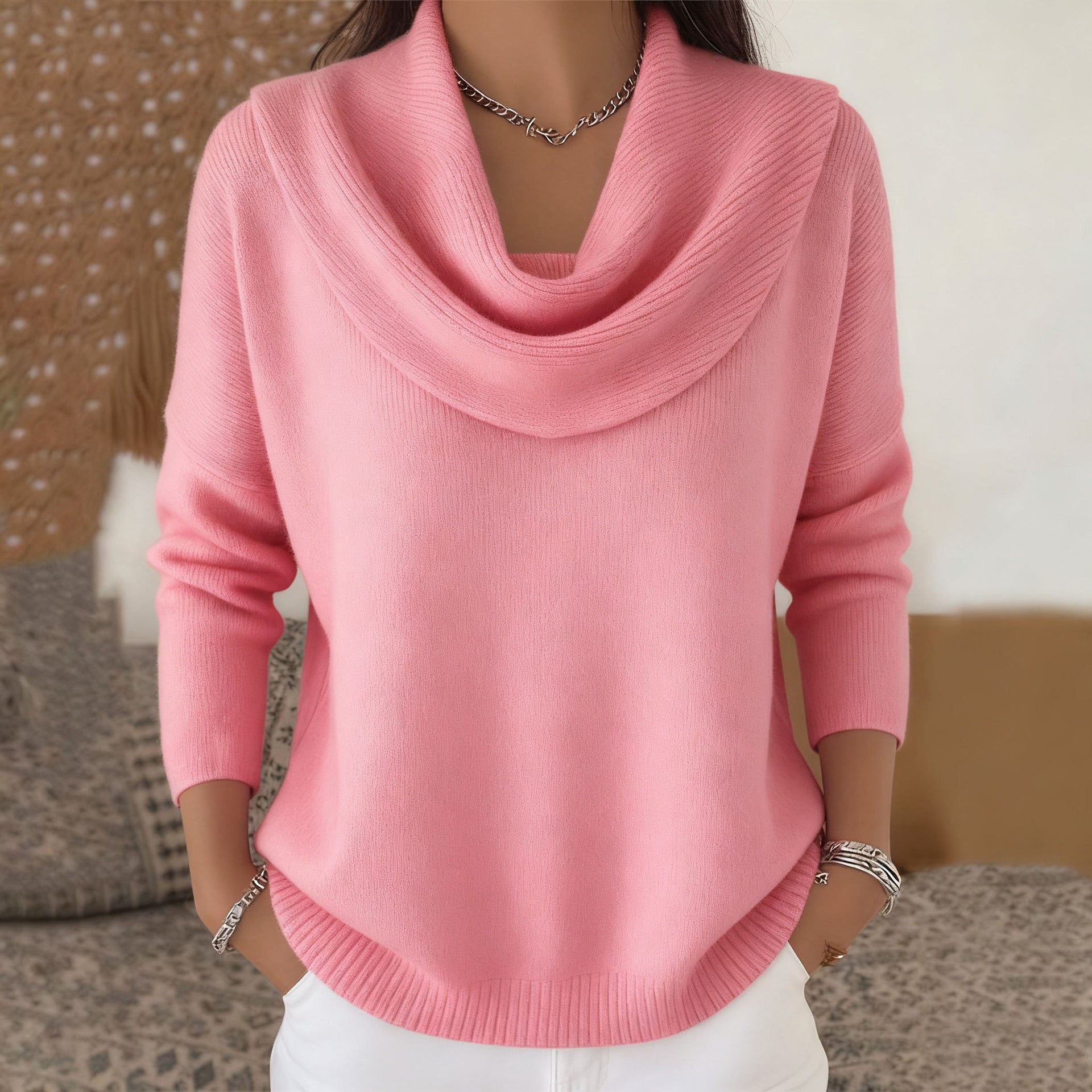 MOREAU LYON | PULL À COL GRACIEUX POUR FEMMES