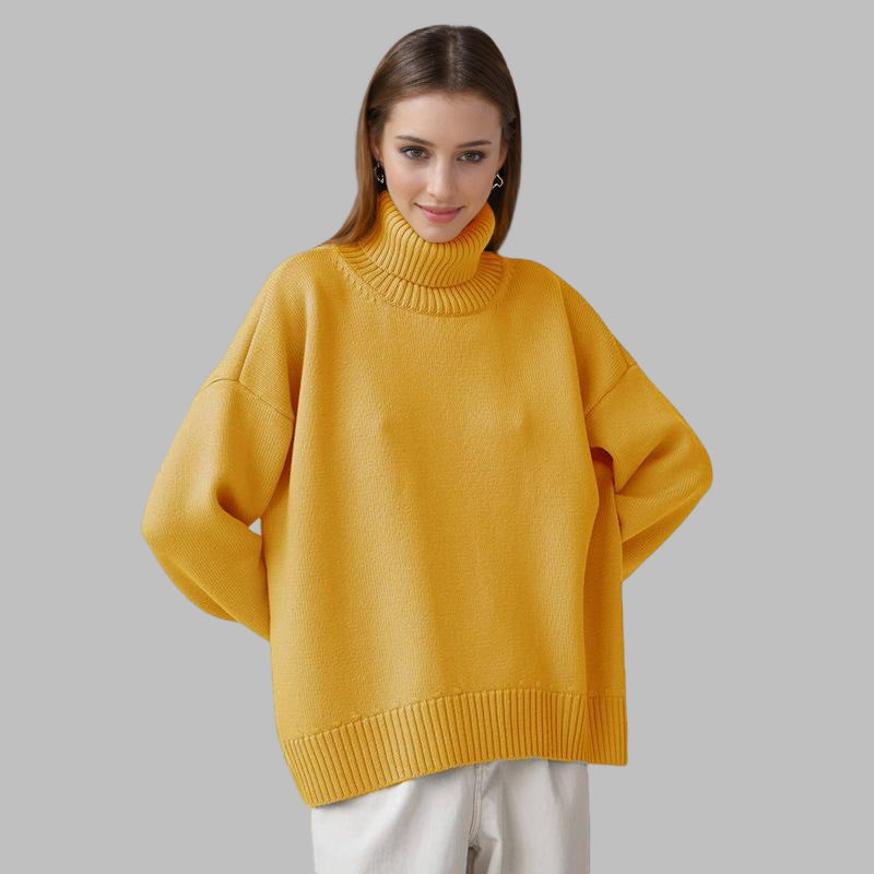 MOREAU LYON | PULL COL ROULÉ INTEMPOREL POUR FEMMES