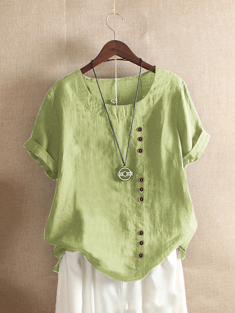 MOREAU LYON | BLOUSE EN COTON À BOUTONS POUR FEMMES