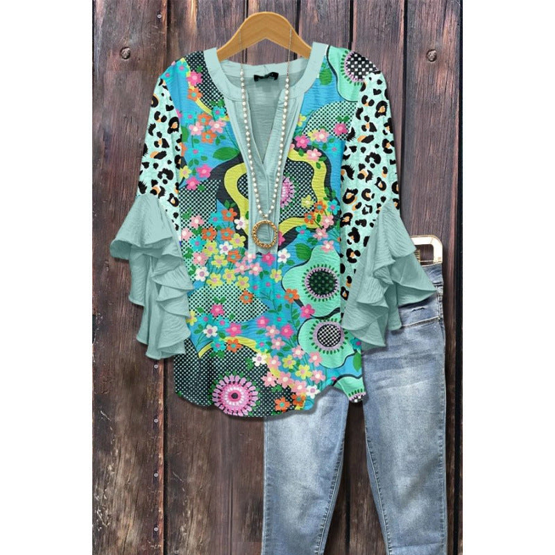 MOREAU LYON | BLOUSE À VOLANTS POUR FEMMES