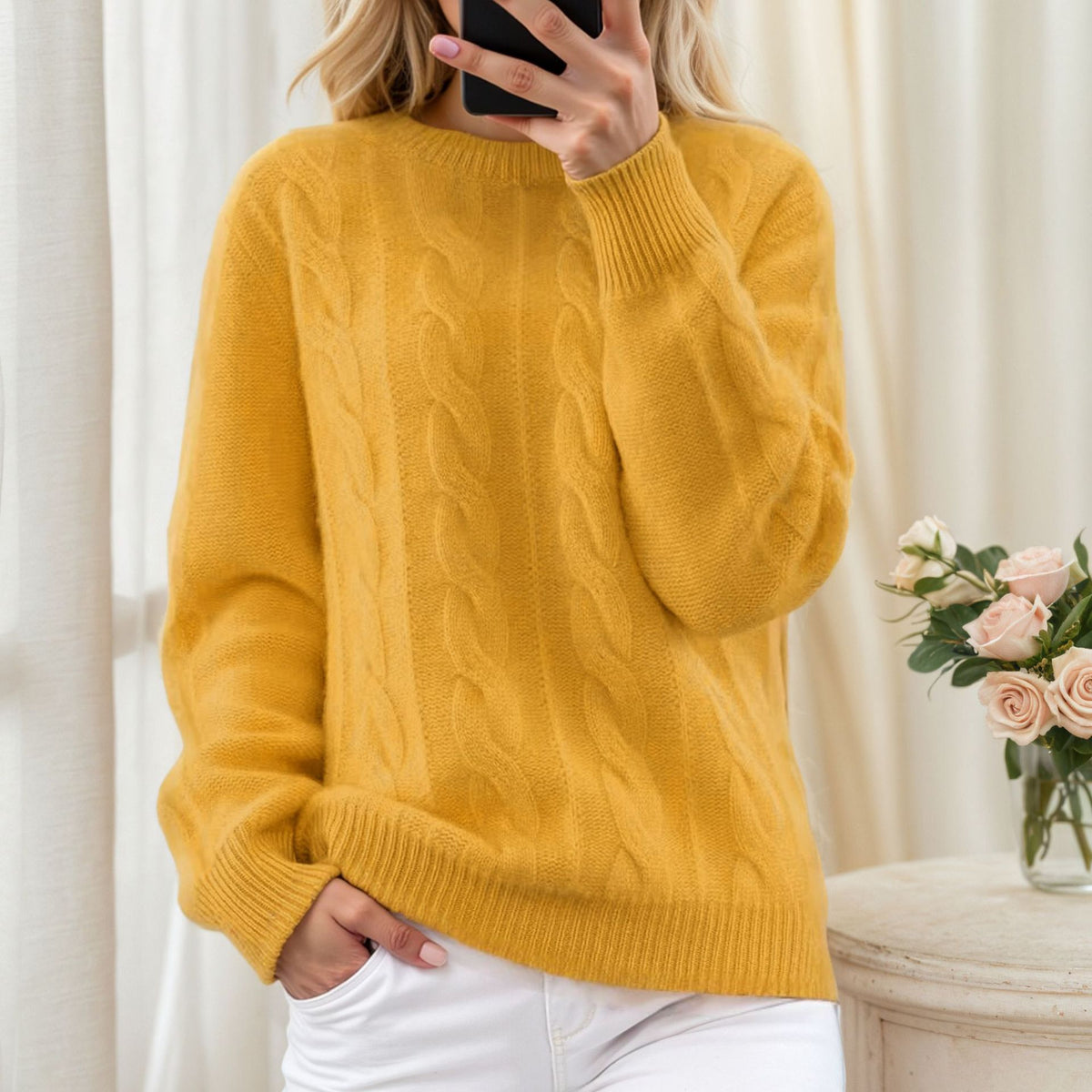 MOREAU LYON | CLASSIQUE PULL CHAUD EN POUR FEMMES