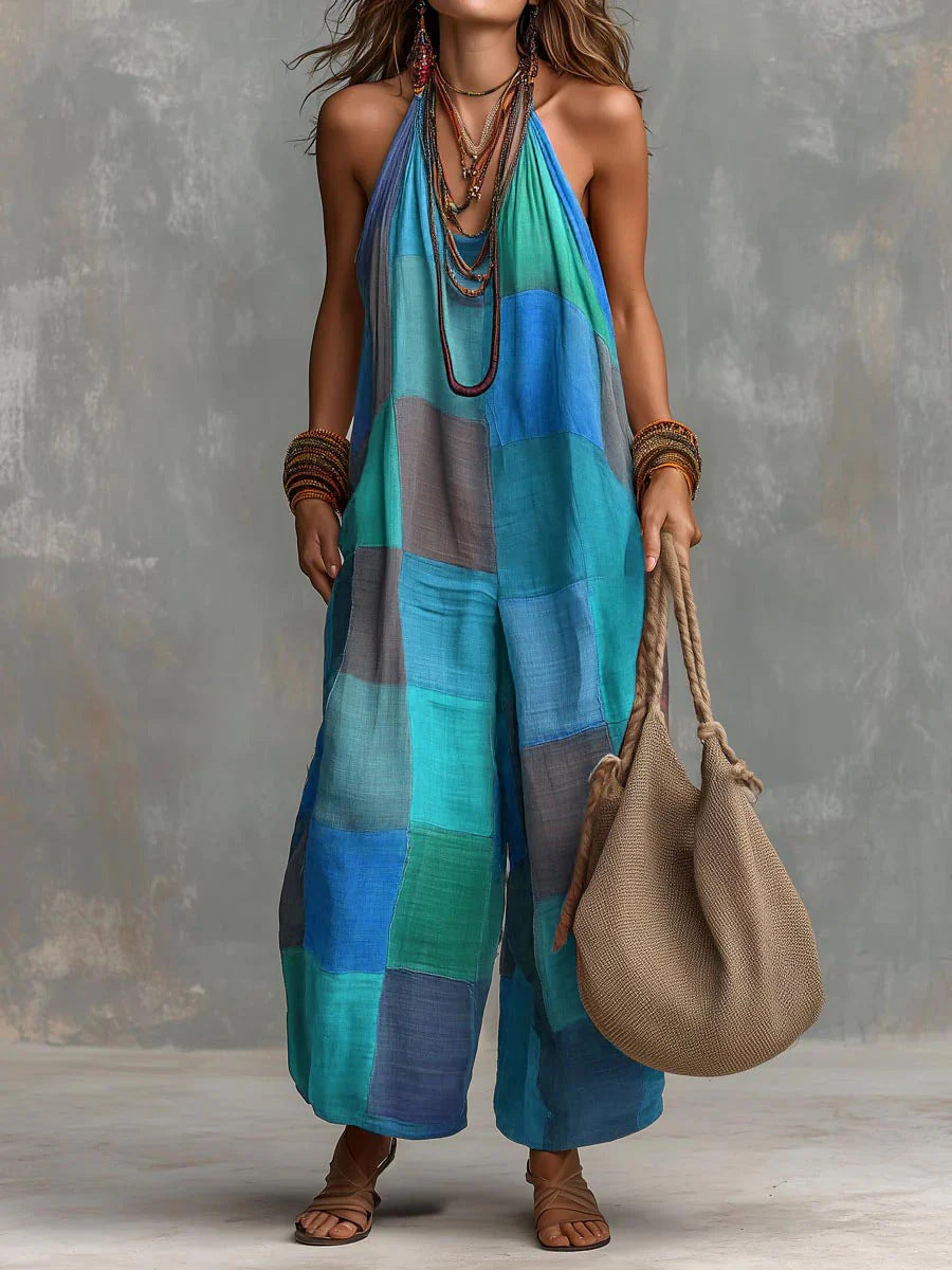 MOREAU LYON | COMBINAISON PATCHWORK BOHÈME POUR FEMMES