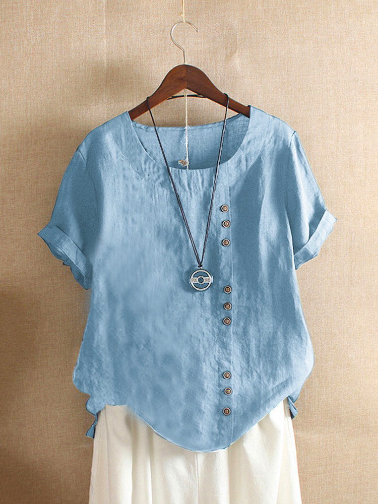 MOREAU LYON | BLOUSE EN COTON À BOUTONS POUR FEMMES