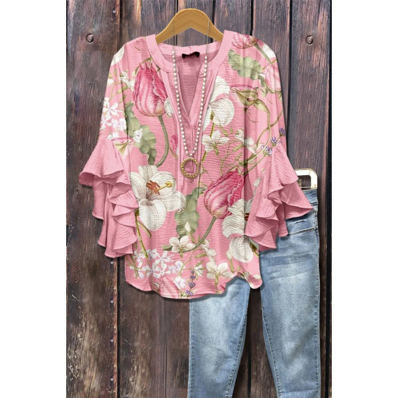 MOREAU LYON | BLOUSE À VOLANTS POUR FEMMES