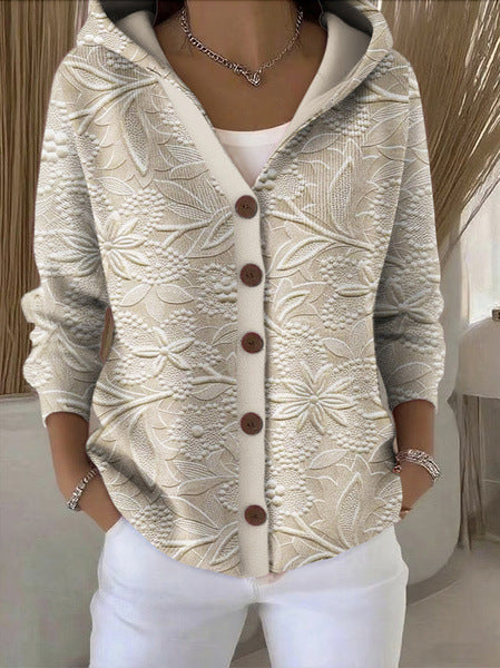 MOREAU LYON | GILET À CAPUCHE PATCHWORK POUR FEMMES
