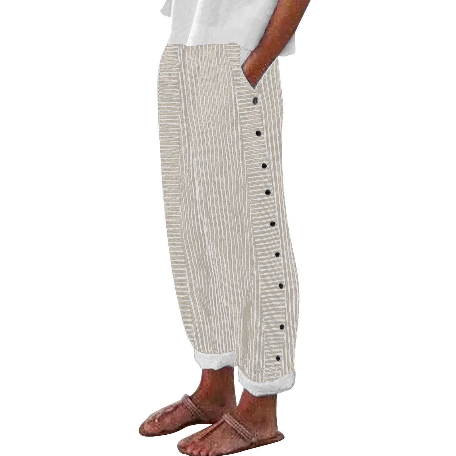 MOREAU LYON | PANTALONS RAYÉS POUR FEMMES