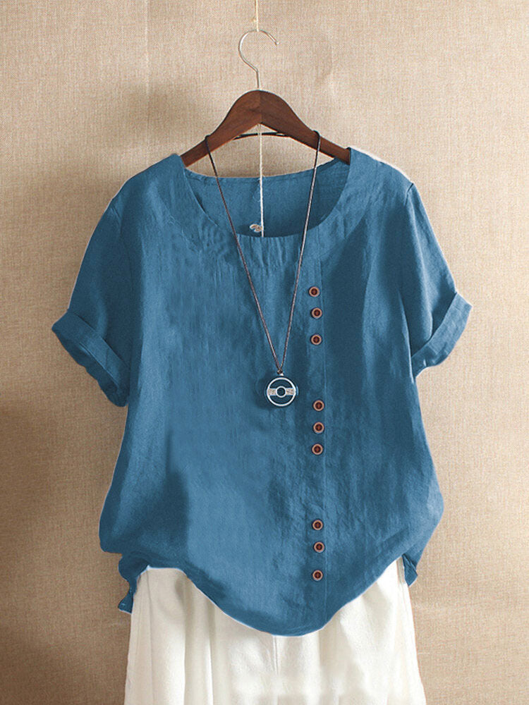 MOREAU LYON | BLOUSE EN COTON À BOUTONS POUR FEMMES