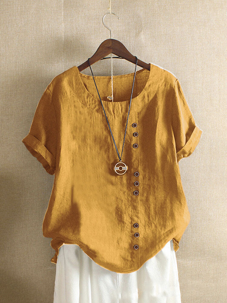 MOREAU LYON | BLOUSE EN COTON À BOUTONS POUR FEMMES