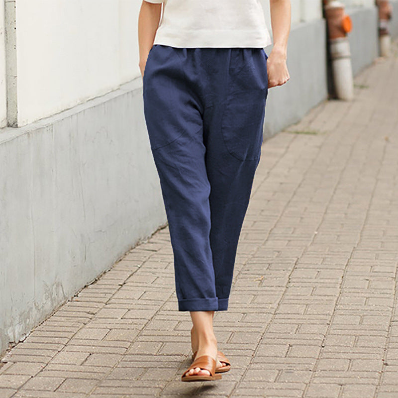 MOREAU LYON | PANTALON DROIT D'ÉTÉ POUR FEMMES