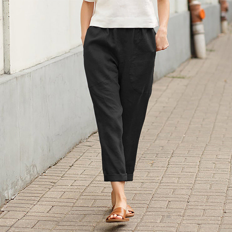 MOREAU LYON | PANTALON DROIT D'ÉTÉ POUR FEMMES