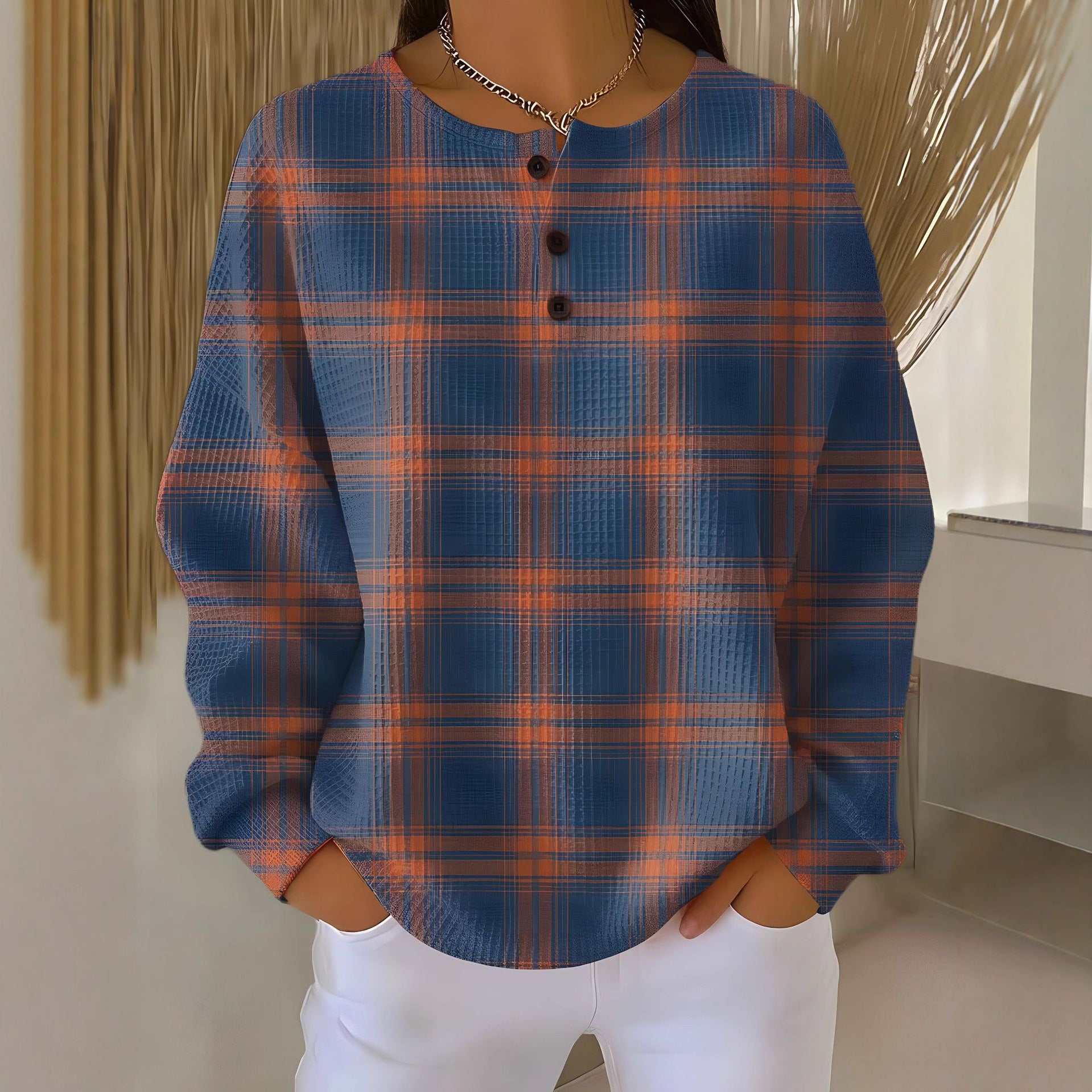 MOREAU LYON | PULL EN TRICOT GAUFRE POUR FEMMES