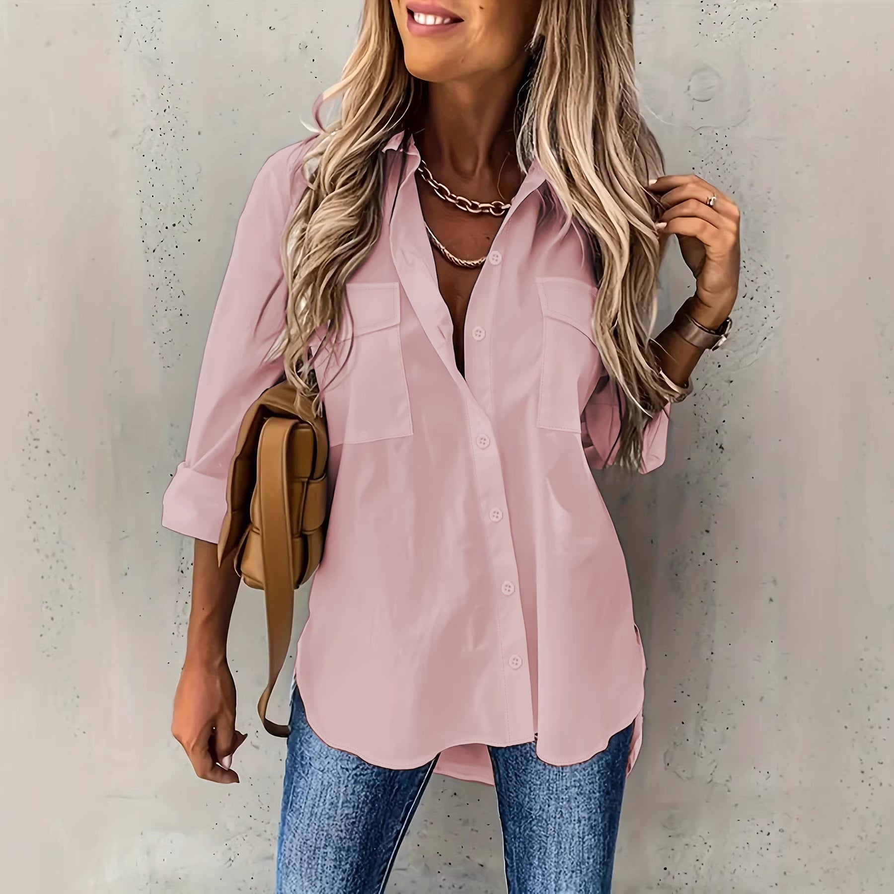 MOREAU LYON | BLOUSE À MANCHES CHIC QUOTIDIENNE POUR FEMMES