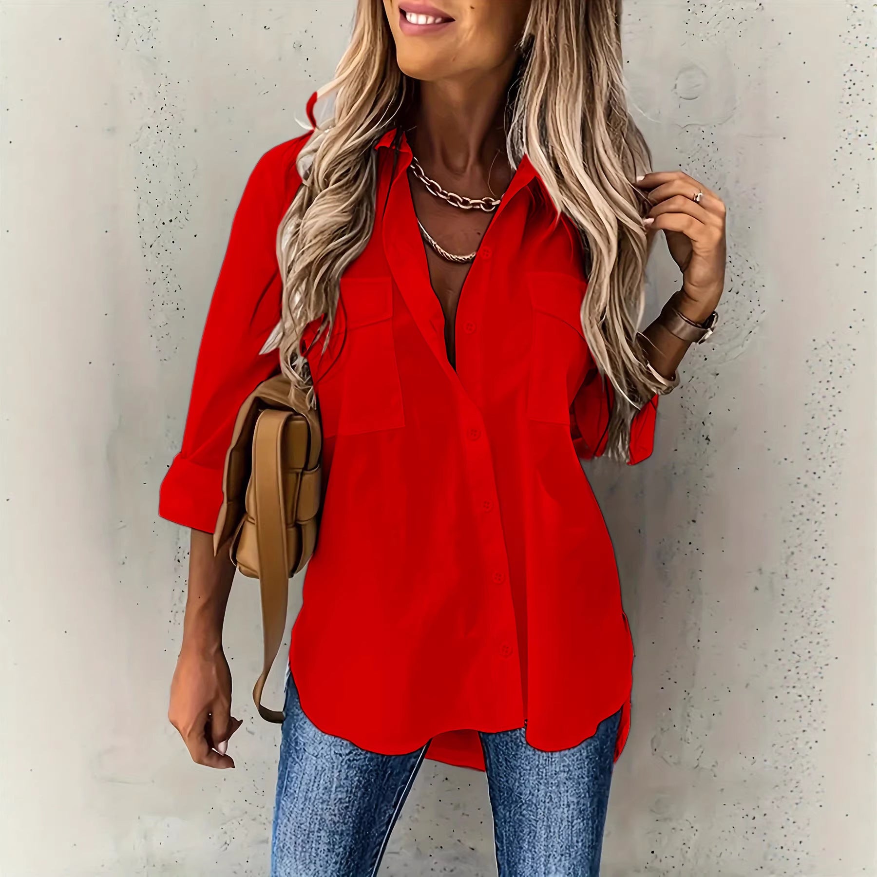 MOREAU LYON | CHEMISE FORMELLE CLASSIQUE À MANCHES LONGUES POUR FEMMES