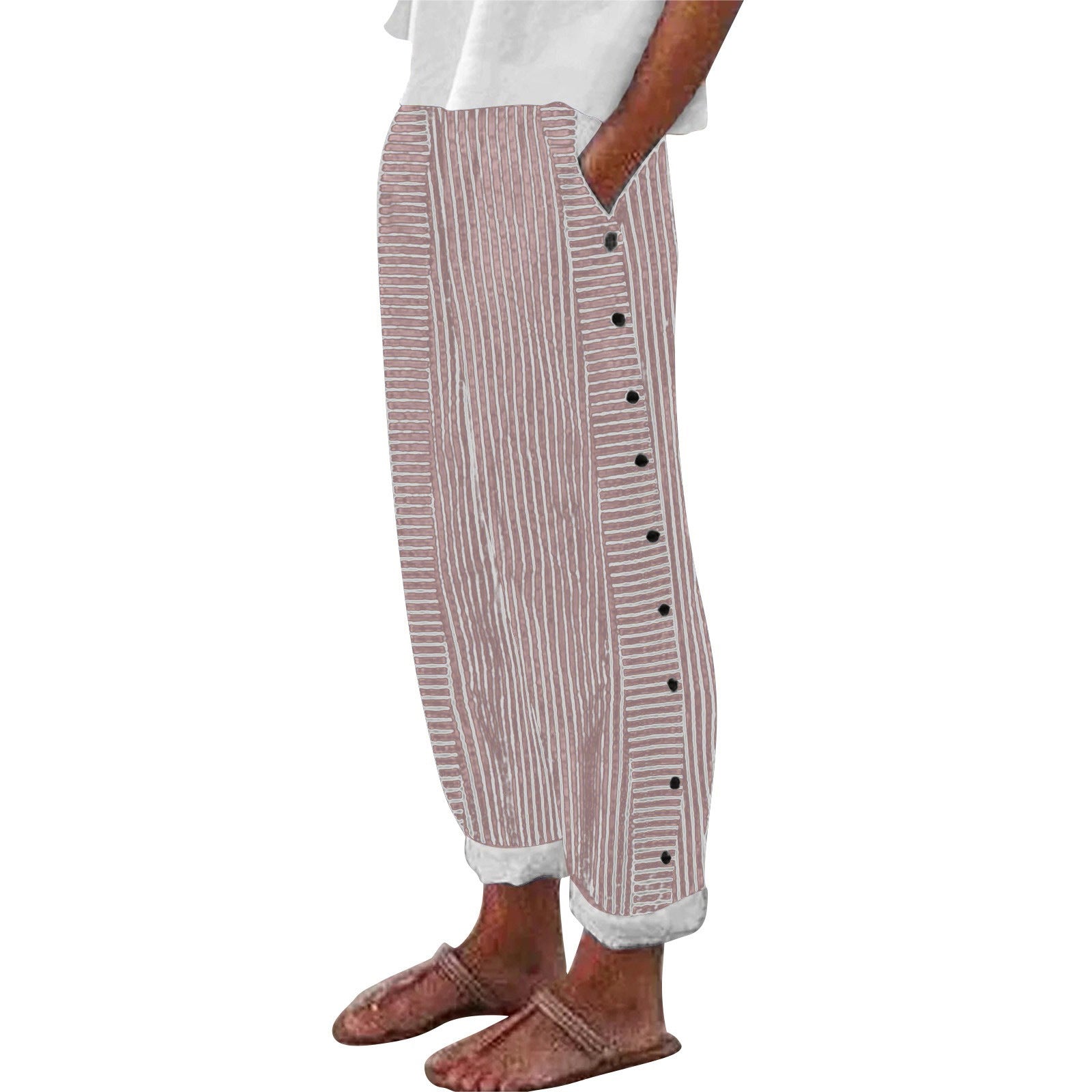 MOREAU LYON | PANTALONS RAYÉS POUR FEMMES