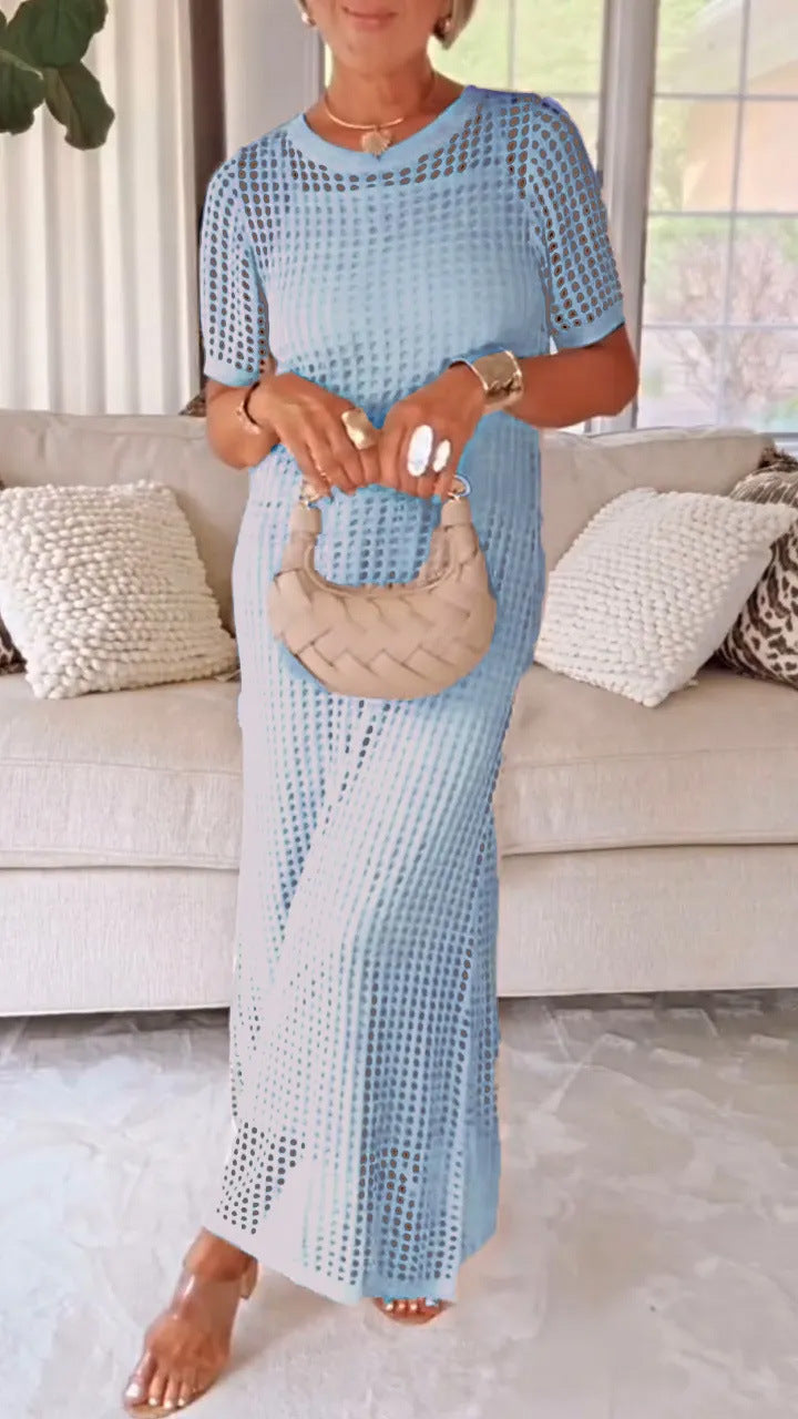 MOREAU LYON | ROBE MAXI SUPERPOSÉE POUR FEMMES
