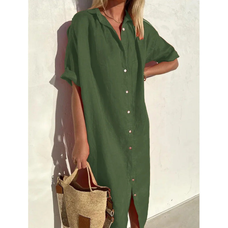 MOREAU LYON | ROBE CHEMISE CLASSIQUE POUR FEMMES