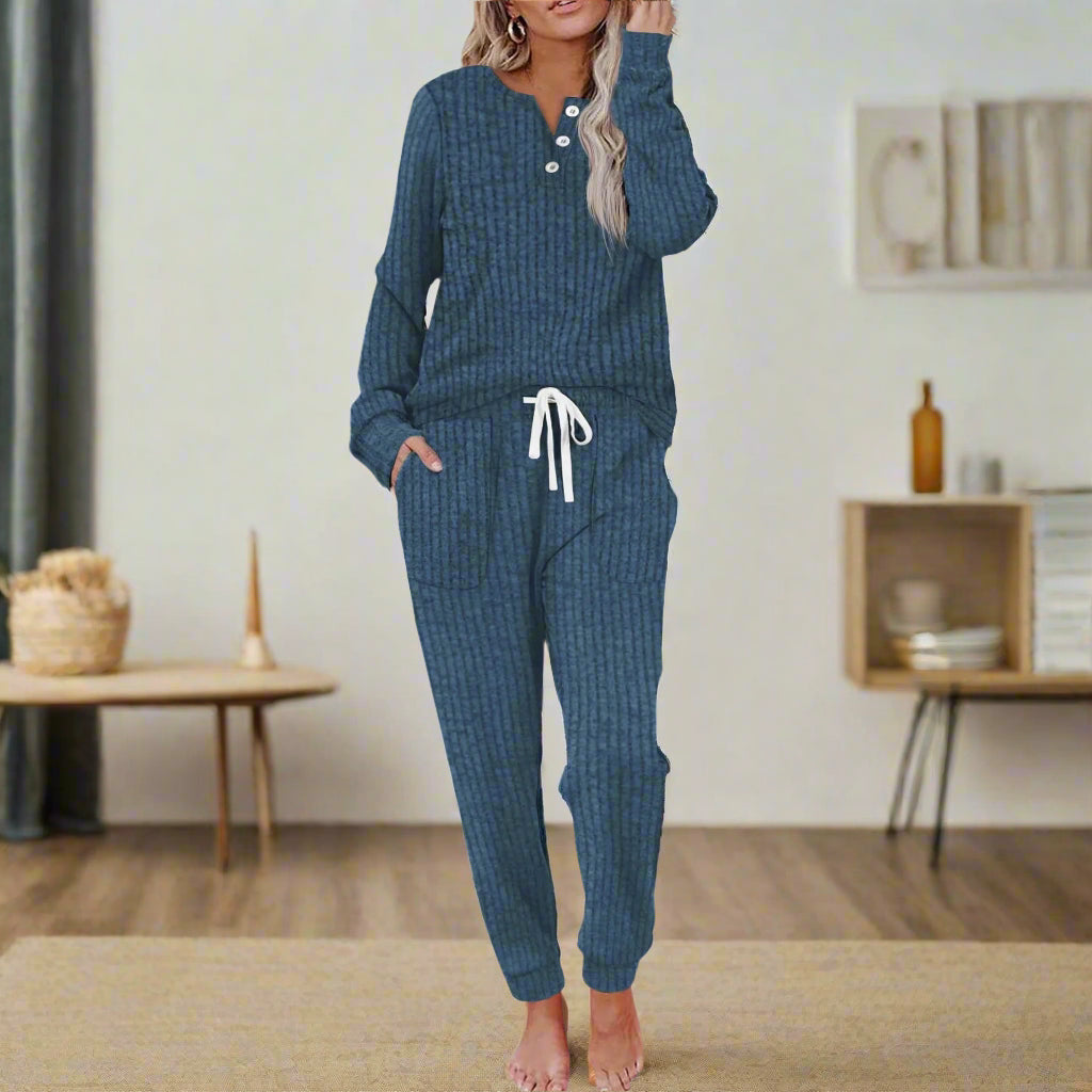 MOREAU LYON | ENSEMBLE PYJAMA CÔTELÉ POUR FEMMES