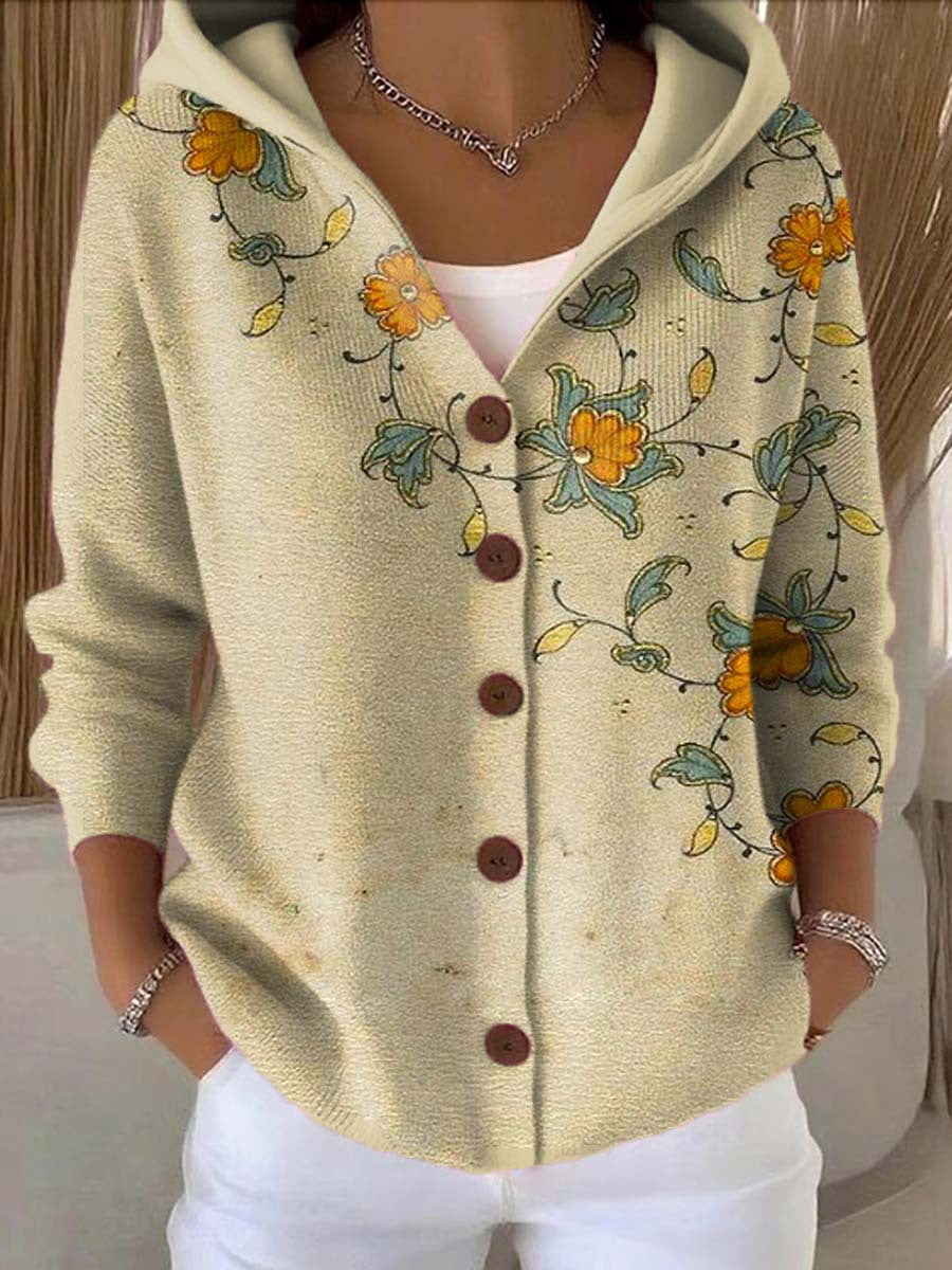 MOREAU LYON | GILET À CAPUCHE PATCHWORK POUR FEMMES