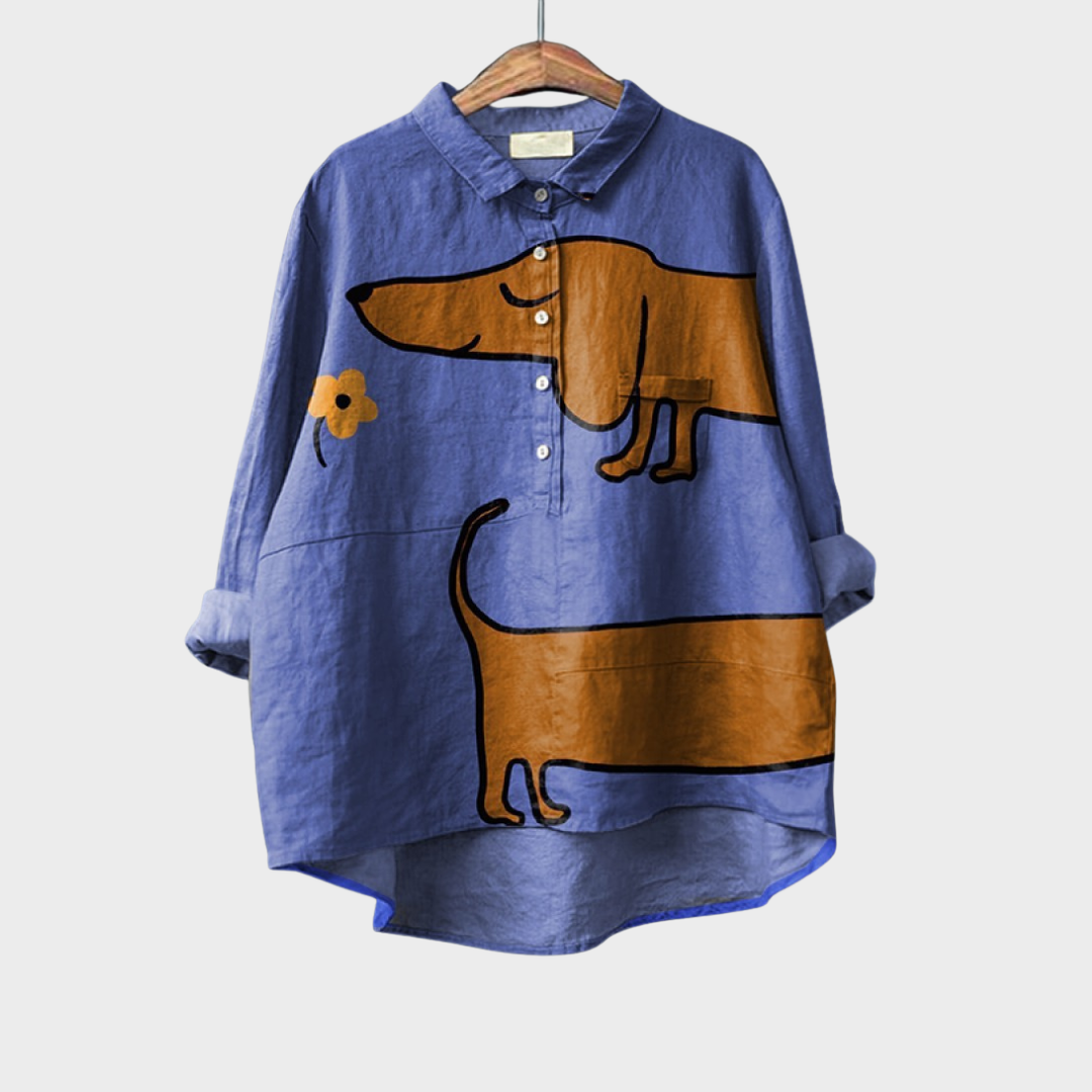 MOREAU LYON | BLOUSE CHIEN ARTISTIQUE POUR FEMMES