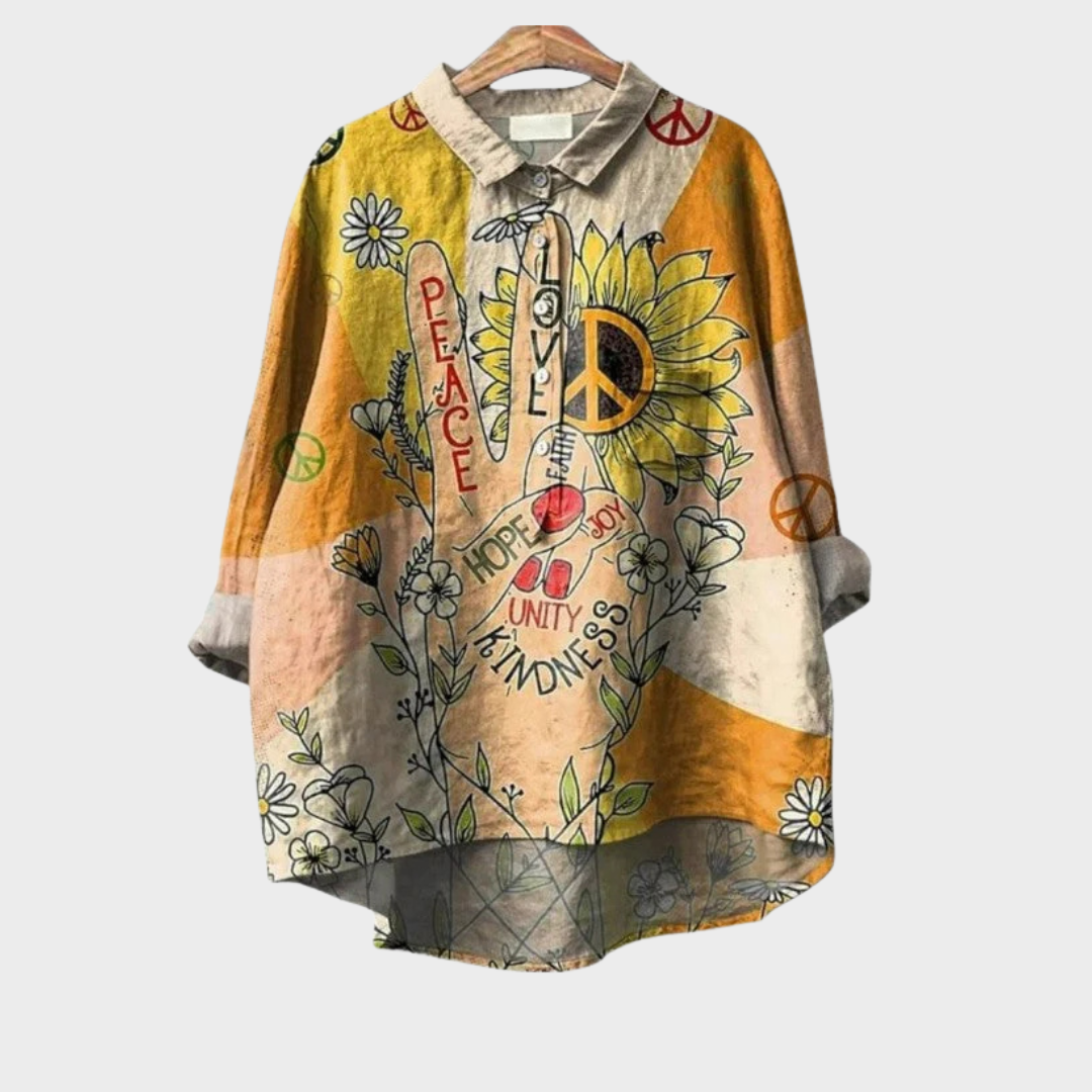 MOREAU LYON | BLOUSE ARTISTIQUE COLORÉE POUR FEMMES