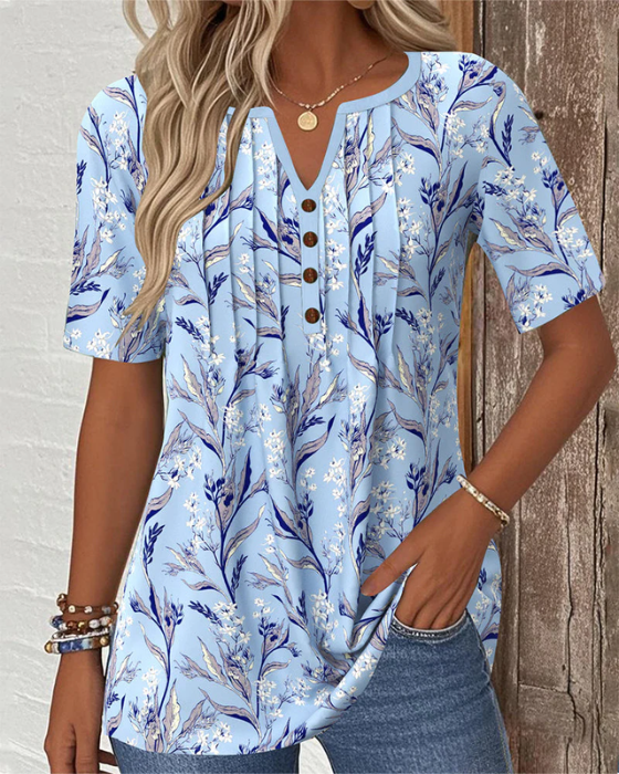 MOREAU LYON | BLOUSE DÉTENDUE CHIC À COL EN V POUR FEMME