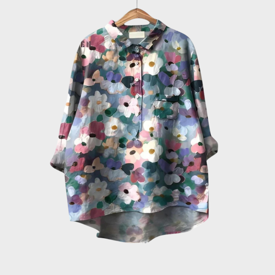MOREAU LYON | BLOUSE FLORALE ARTISTIQUE POUR FEMMES