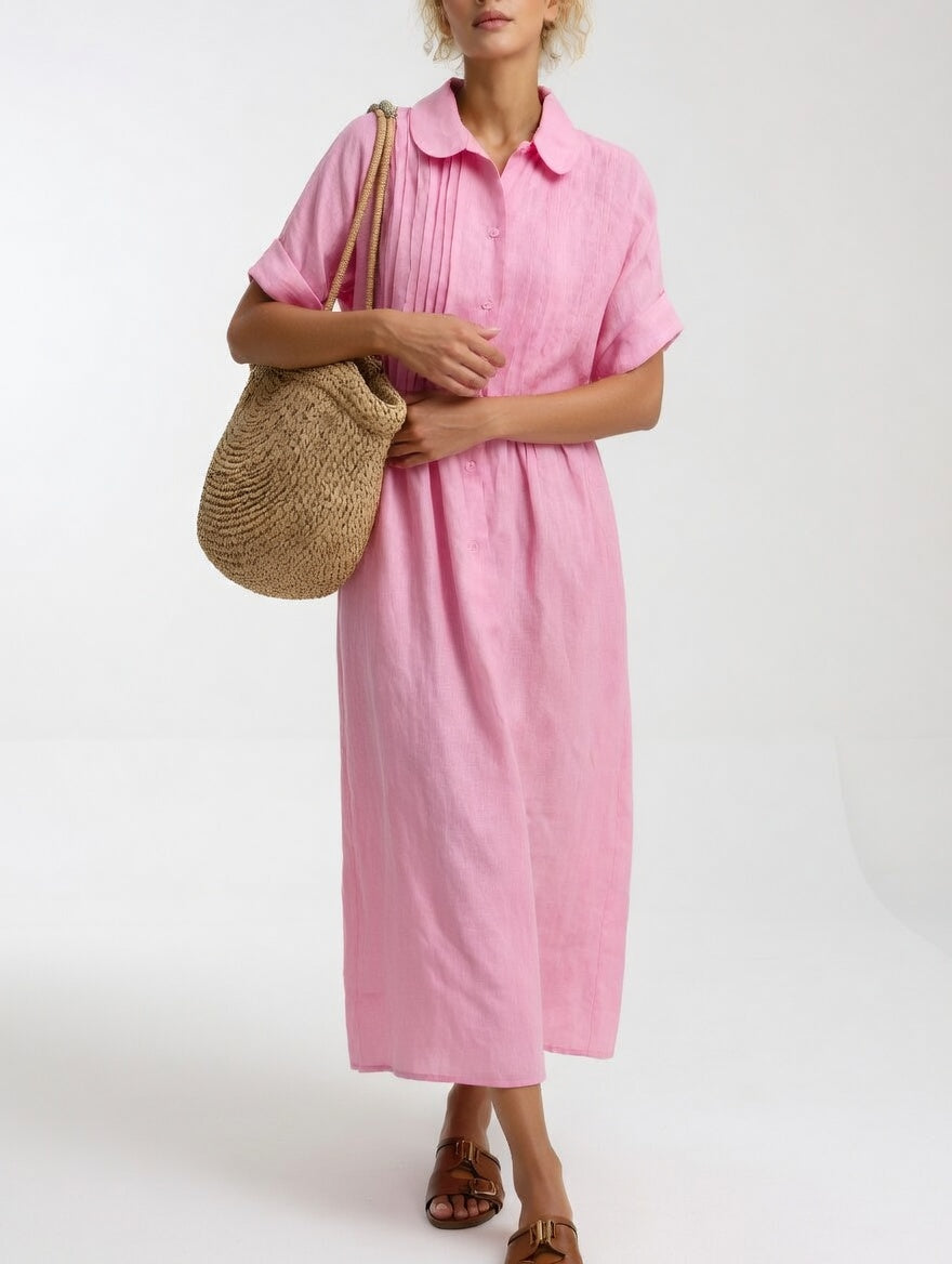 MOREAU LYON | ROBE CHEMISE FLUIDE POUR FEMMES