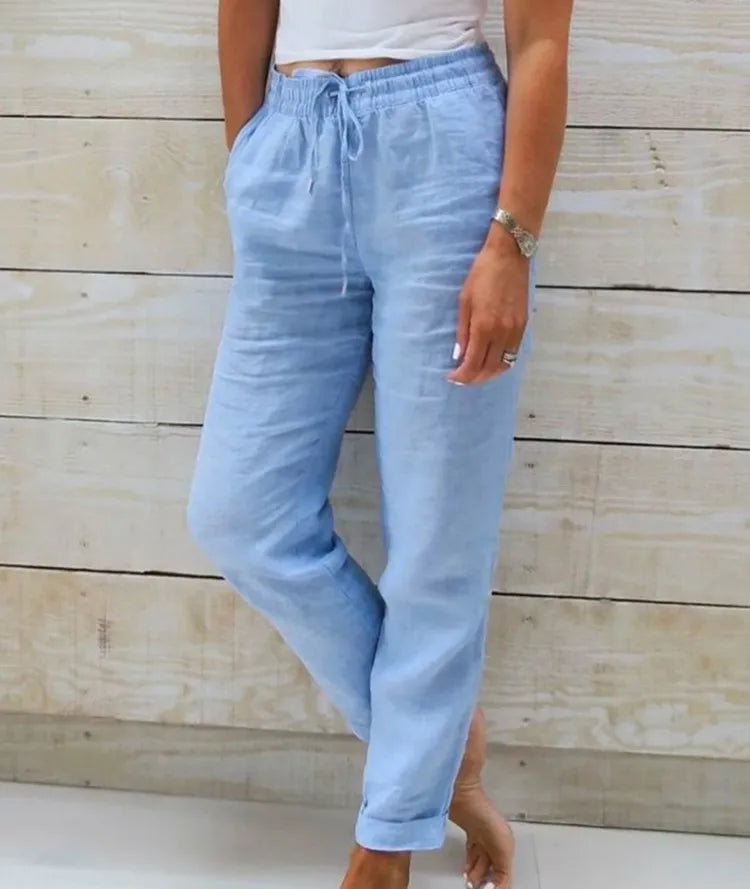 MOREAU LYON | PANTALON TAILLE D'ÉTÉ POUR FEMME