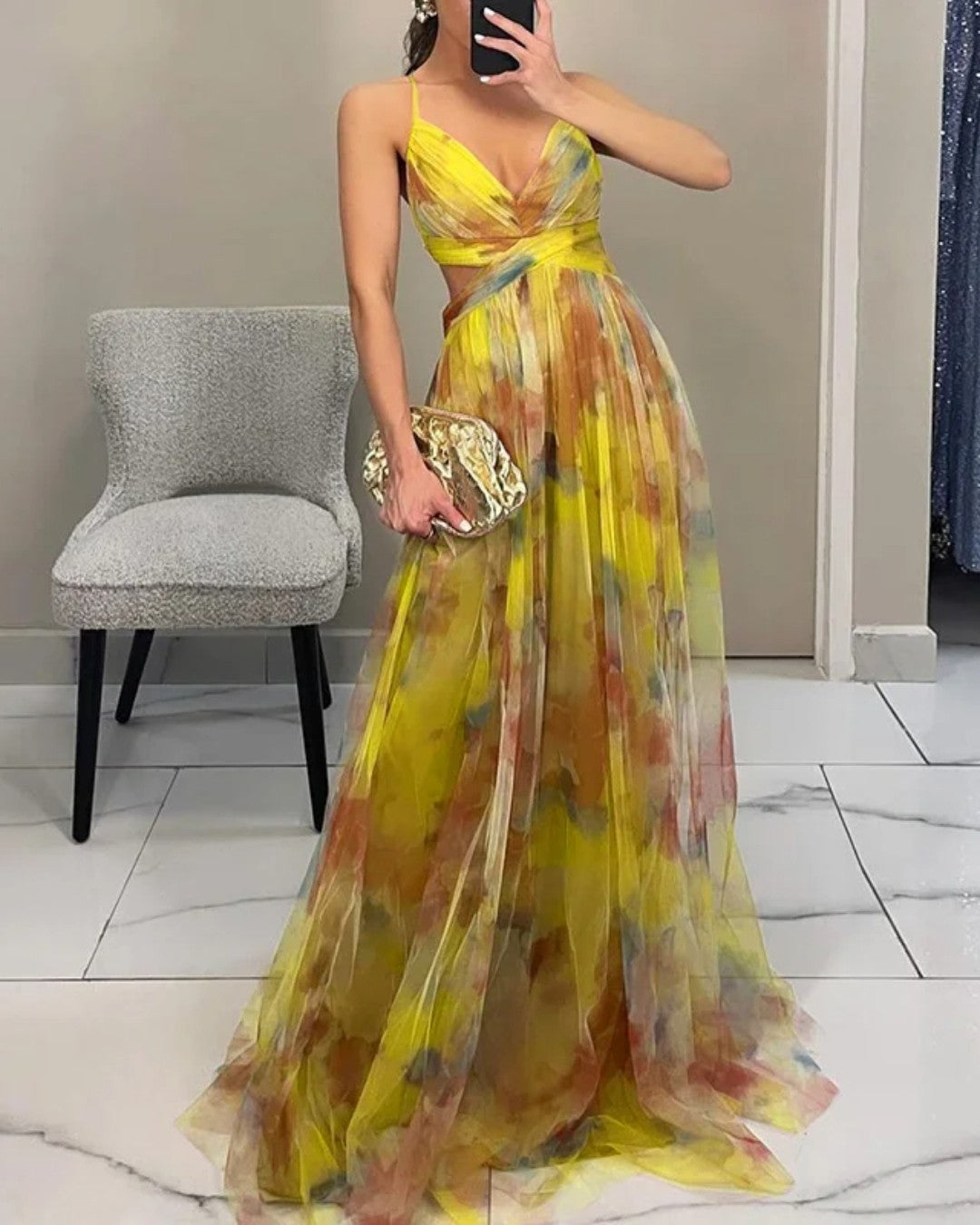 MOREAU LYON | ROBE MAXI FLORALE POUR FEMMES