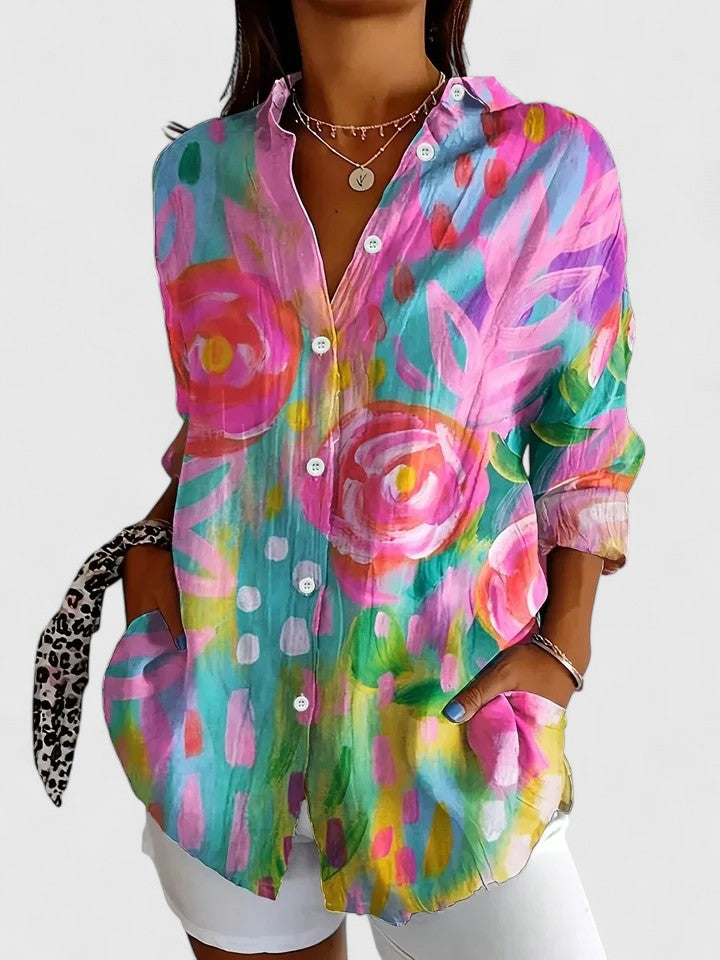 MOREAU LYON | BLOUSE IMPRIMÉE CLASSIQUE POUR FEMME