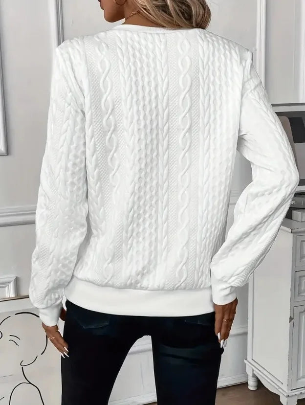 MOREAU LYON | SWEAT ZIPPÉ TEXTURÉ POUR FEMMES