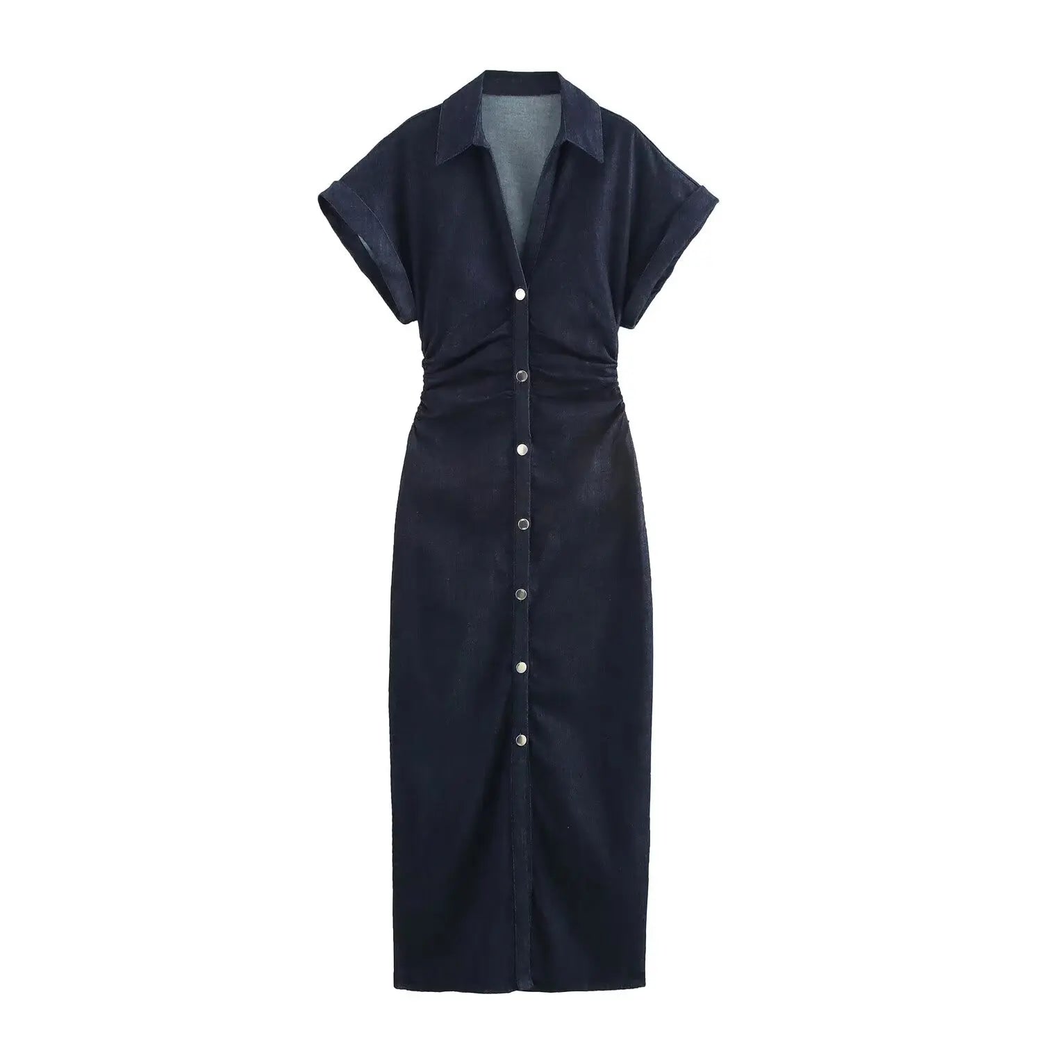 MOREAU LYON | ROBE MIDI EN DENIM POUR FEMMES