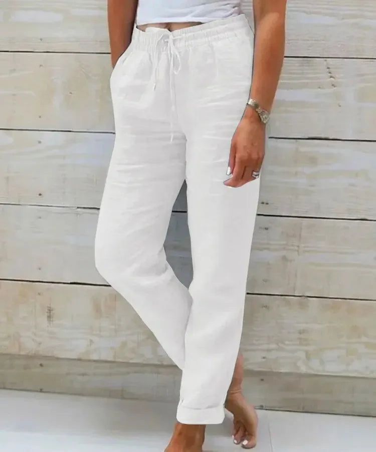 MOREAU LYON | PANTALON TAILLE D'ÉTÉ POUR FEMME